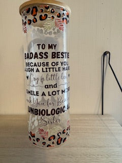 20oz Glass cup