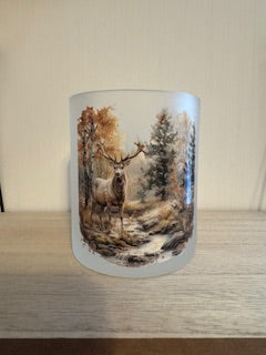 11oz Glass Coffee Cup